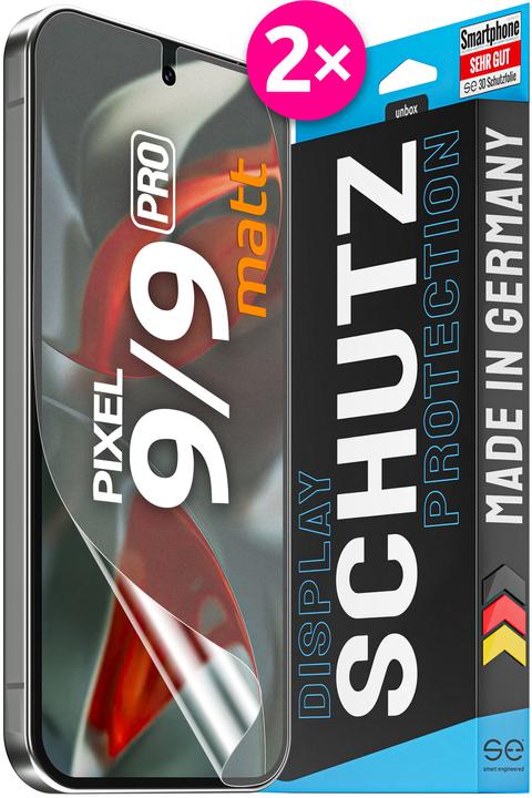 Smart Engineered se 3D protective film Google Pixel 9 / 9 Pro anti-glare (PU 2) (2 Piece, Realme 9 Pro+, Google Pixel 9)