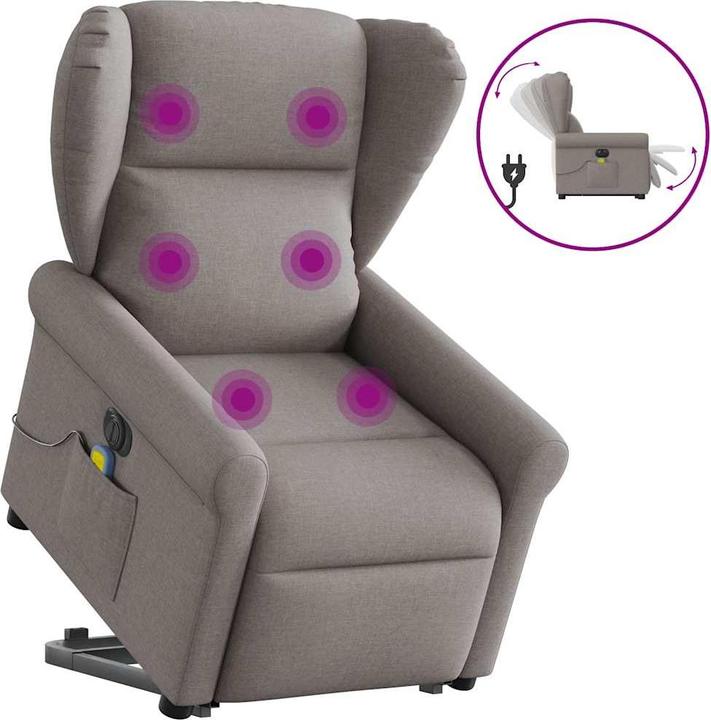 Image du produit vidaXL Massagesessel mit Aufstehhilfe