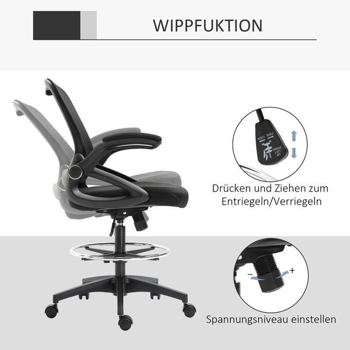 Produktbild Jamb Stehpult Bürostuhl (58 - 78 cm)