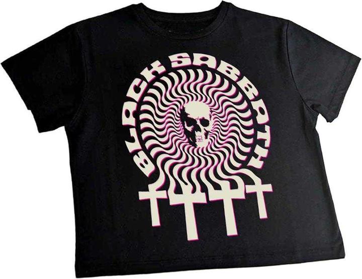 Produktbild Black Sabbath Hypnotic Skull Kurzes Top (L)