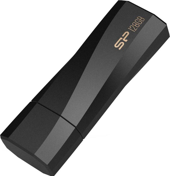 Actual product image Silicon Power memory USB Blaze B07 128GB USB 3.2 antibacterial (128 GB, USB-A)