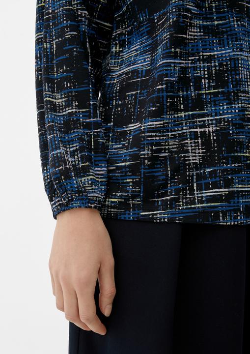 Immagine prodotto s.Oliver T-Shirt Jerseybluse mit Allover-Muster (36)