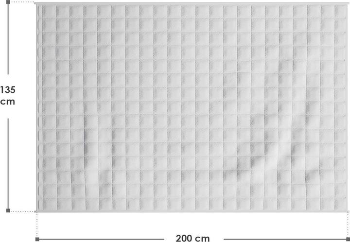 Image du produit Juskys Couverture de poids (200 x 135 cm)