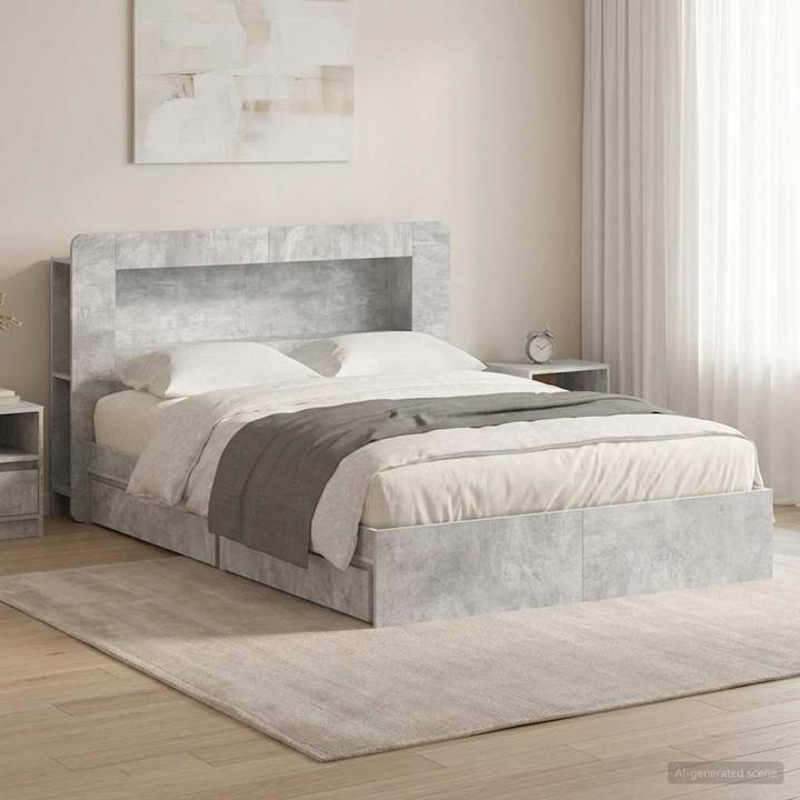 Produktbild vidaXL Bettrahmen (135 x 190 cm)