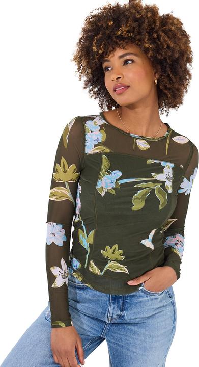 Produktbild Joe Browns Floral Leaf Print Mesh Top (46)