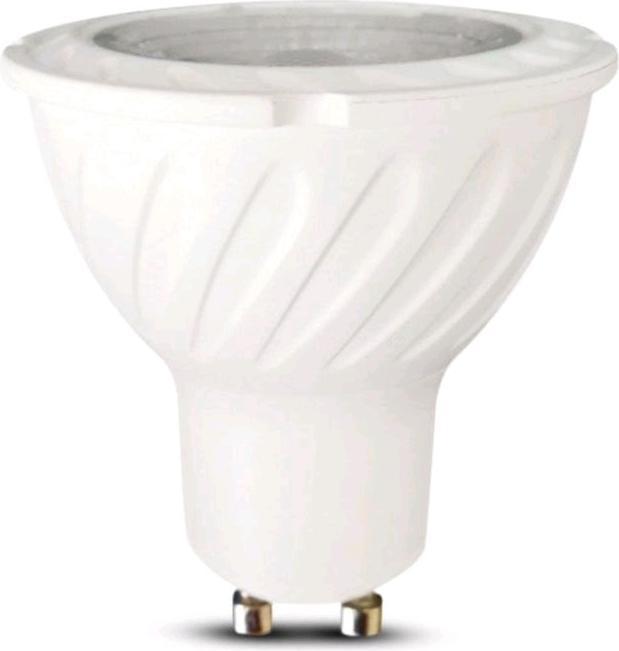 Produktbild V-TAC VT277 LED Strahler SAMSUNG Chip GU10 7W Kunststoff SMD mit Linse 6400K (GU10, 480 lm, 1x)