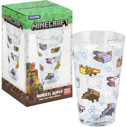 Productafbeelding Paladone Products Minecraft Axolotl Glass (400 ml, 1x)