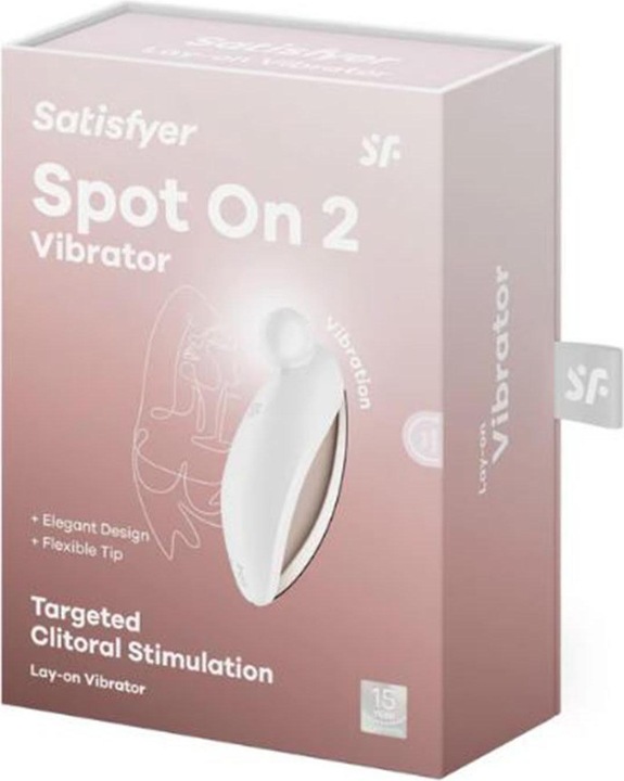 Actual product image Satisfyer Spot On 2 Lay-On Vibrator White