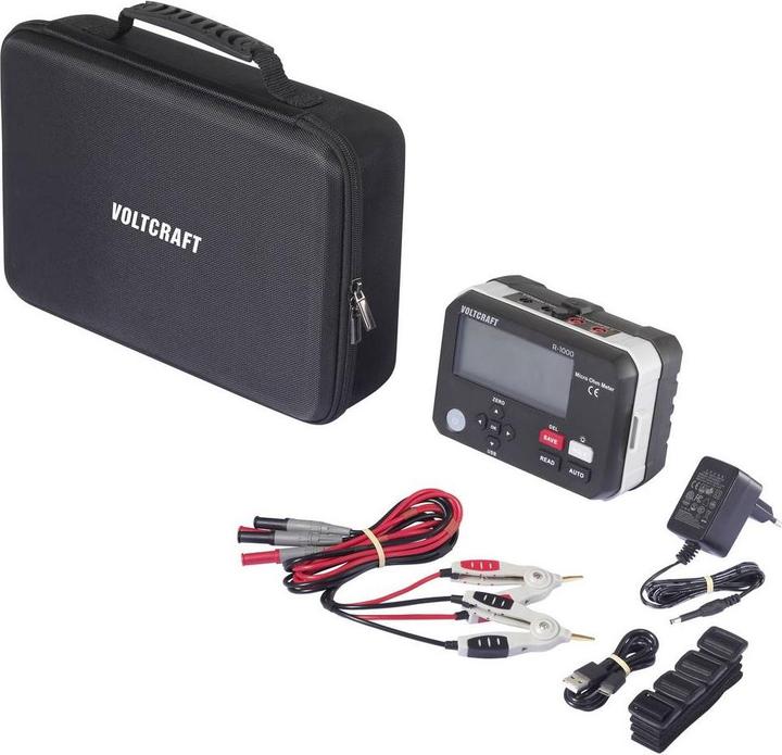 Actual product image Voltcraft R-1000 Mikroohmmeter