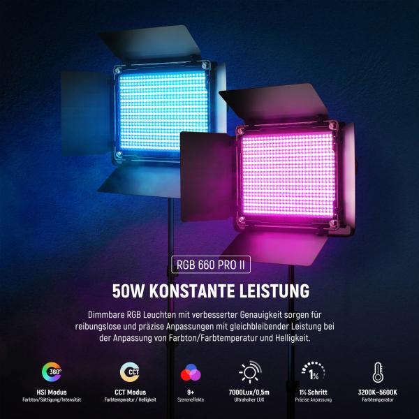 Produktbild Neewer Dauerlicht 660 PRO II Beleuchtungs-Set (Flächenleuchte)