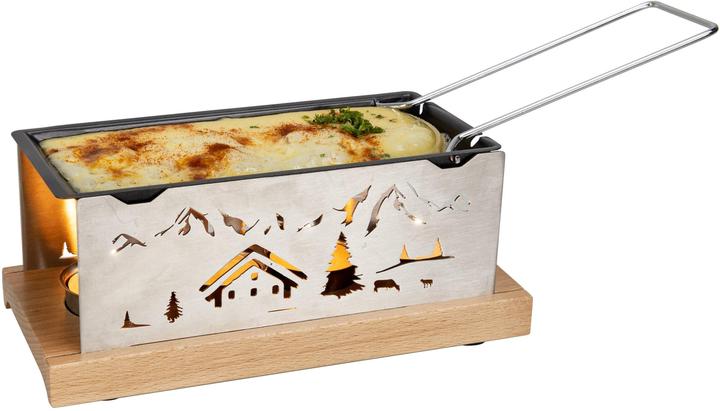 Image du produit Nouvel Raclette aux bougies à chauffe-plat Village de montagne