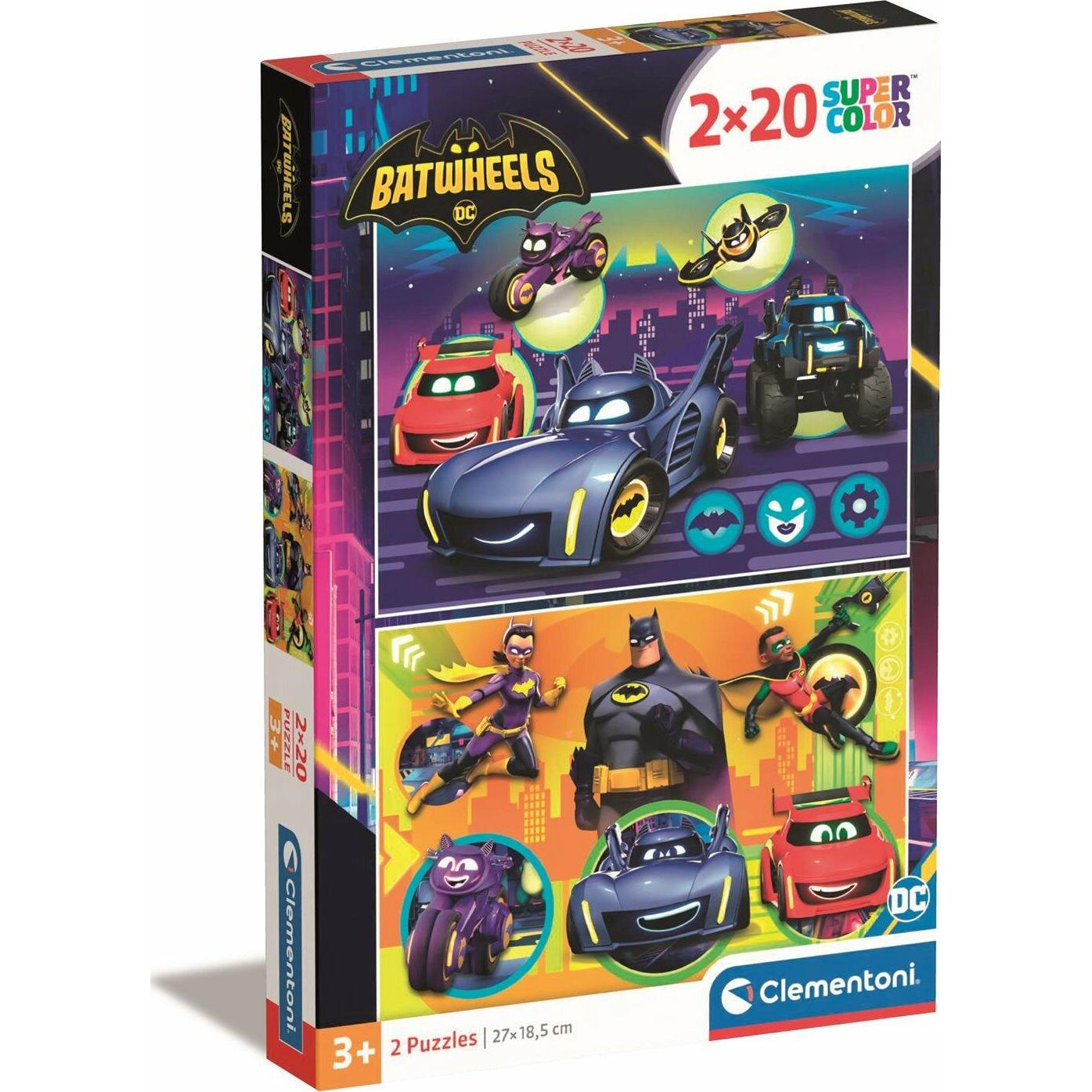 Clementoni Batwheels Puzzel 2x20st. (20 Teile)