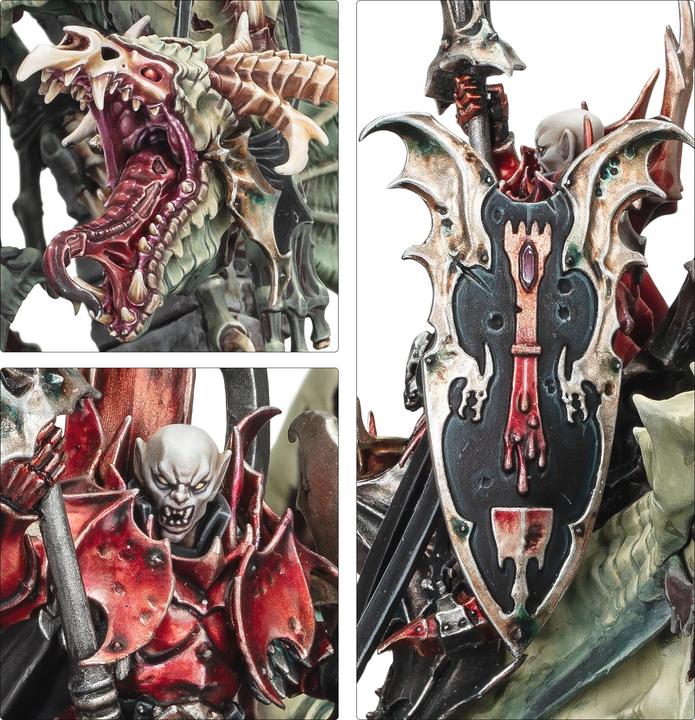Actual product image Games Workshop Warhammer AoS - Soulblight Gravelords Prince Vhordrai Seigneur du Fort Pourpre (Plastic)