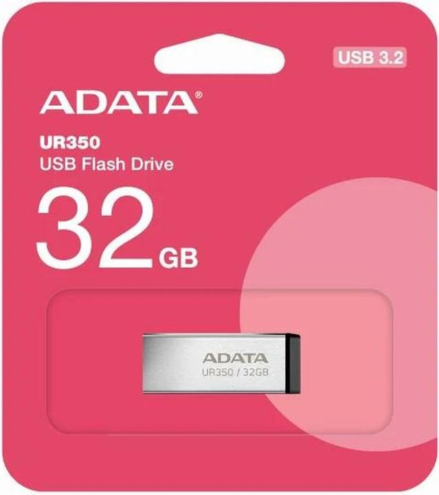 Produktbild Adata Pendrive UR350 USB3.2 Gen1 Metal black (32 GB, USB-A)