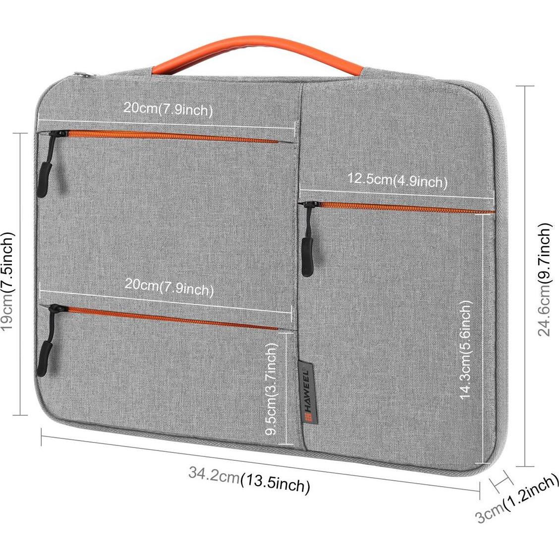 Thumbnail - König Design Universal Notebooktasche 13 16 Zoll Tasche Hülle Laptop Notebook Case Cover (13.50"), Notebooktasche, Grau