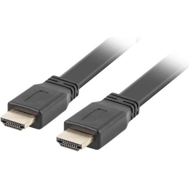 Lanberg Nero Cavo Ca-Hdmi-21Cu-0010-Bk (Hdmi M (1 M), Cavo Video,