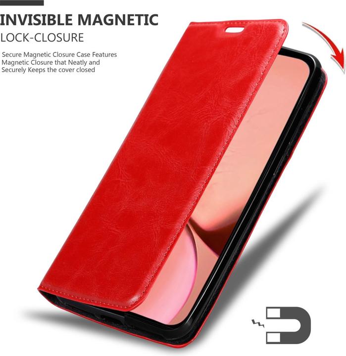 Productafbeelding Cadorabo Boek Invis. Magnetisch deksel (Apple iPhone 13 mini)