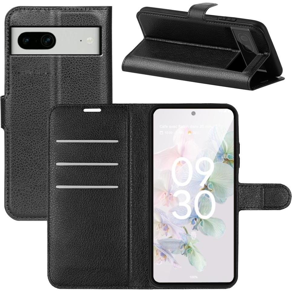 Screenguard Leather Guard (Google Pixel 7), Smartphone Hülle, Schwarz