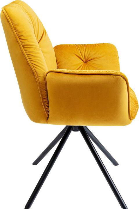 Actual product image Kare Design Armlehnstuhl Mila Gelb