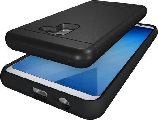 Produktbild MU Classic Hart und Soft Plastik Hülle mit Kickstand (Samsung Galaxy A8 (2018))