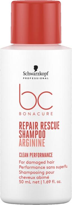 Actual product image Schwarzkopf Professional BC Bonacure Repair Rescue Shampoo (50 ml, Liquid shampoo)