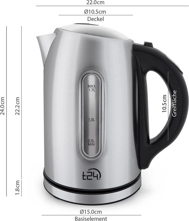 Produktbild T24 Edelstahl Wasserkocher (1.70 l)