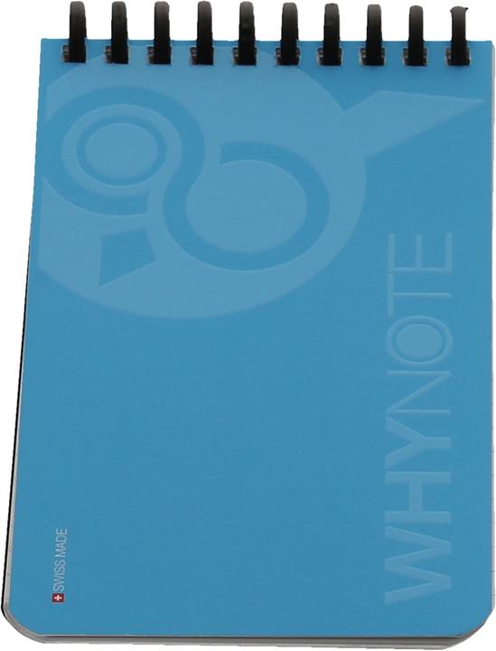 Whynote Notizbuch A6 WNPBOK04 starter-kit, blau (A6, Blanko, Liniert)