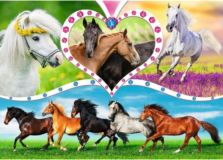 Produktbild Ravensburger Puzzle Schöne Pferde (200 Teile)