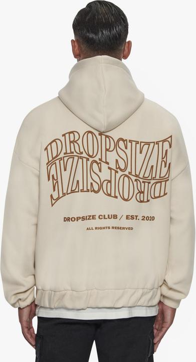 Image du produit Dropsize Sweat à capuche zippé Heavy Oversize Mirrored Logo - 124653 (M)