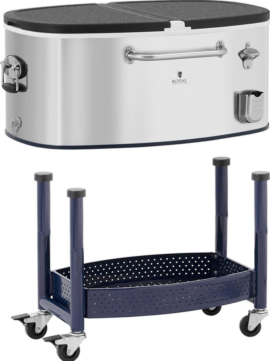 Immagine prodotto Royal Catering Frigo portatile con ruote - 77 L - (77 l)