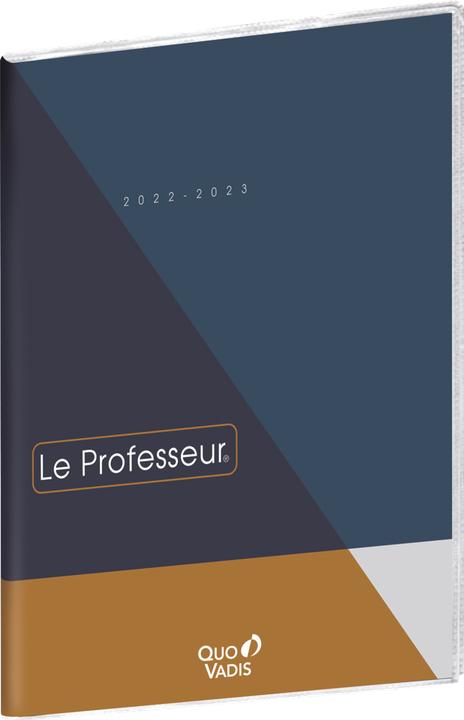 Produktbild Quo Vadis Le Professeur QV626051 12M, graphique fr, 16x24cm (A6, 1 Woche / 2 Seiten)