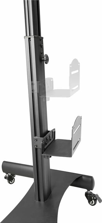 Immagine prodotto StarTech com Mobile Workstation Cart with Monitor Mount, CPU/PC Holder, Keyboard Tray - Ergonomic He