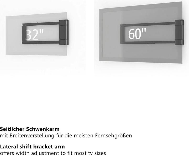Actual product image myWall TV wall mount 81.3 cm (32) 152.4 (60) Motorized (Wall, 32", 40 kg)