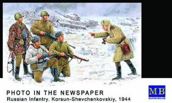 Produktbild Master Box Russische Infanterie Korsun 1944 Photo for the Newspaper