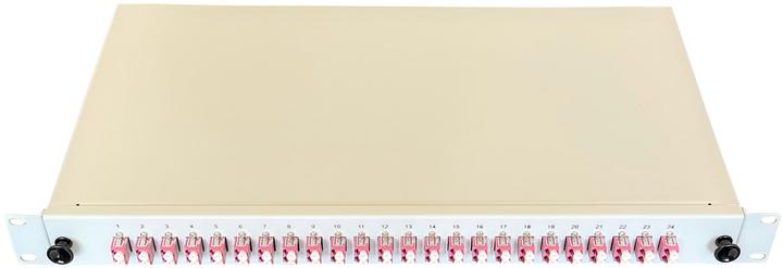 Paschke Boîte d'épissures/panneau de brassage 48,30cm (19") 24x LCd OM4 PINK 443305-4K-24SA