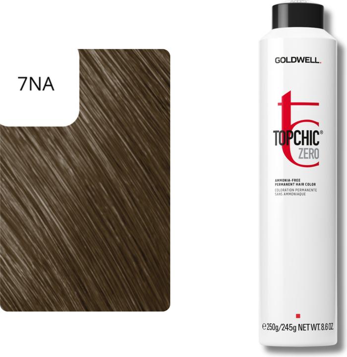 Image du produit Goldwell Topchic Zero - 7NA Moyen Naturel Blond Cendré (7NA - moyennement naturel - incolore)