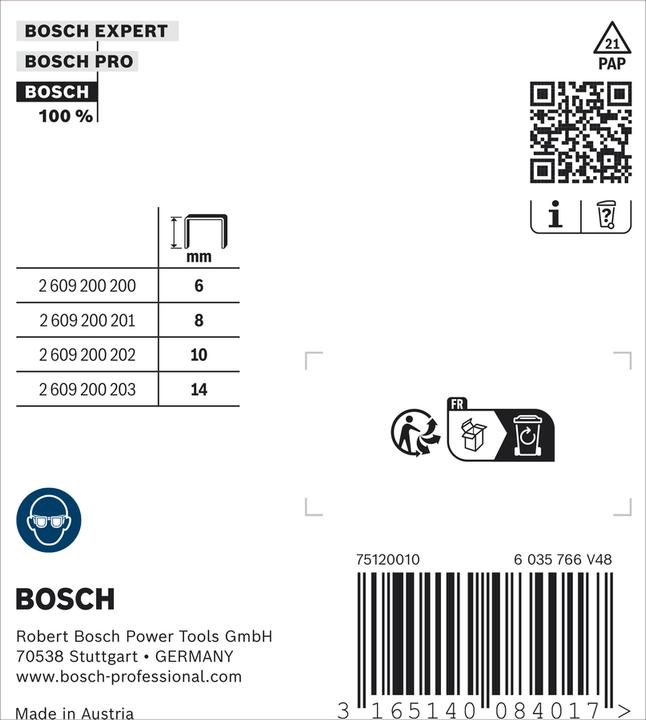 Actual product image Bosch Professional Zubehör Flat wire clamp type 51, 10 x 1 x 8 mm
