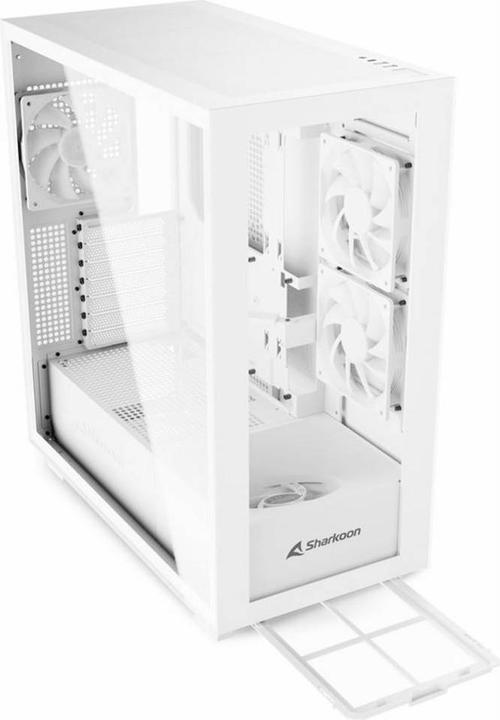 Immagine prodotto Sharkoon Rebel C60 RGB ATX Bianco (ATX, mATX, Mini-ITX)