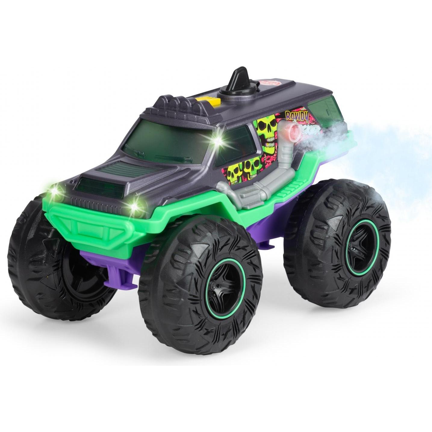 Dickie Verde/Nero/Multicolore Furgone Monster Truck Fumante