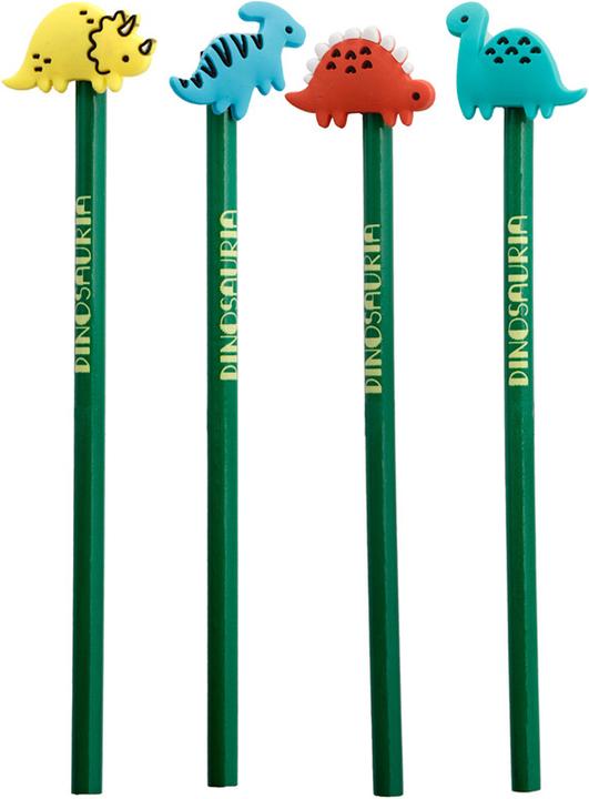 Produktbild Puckator Dinosauria Dinosaurier Bleistift mit PVC Topper