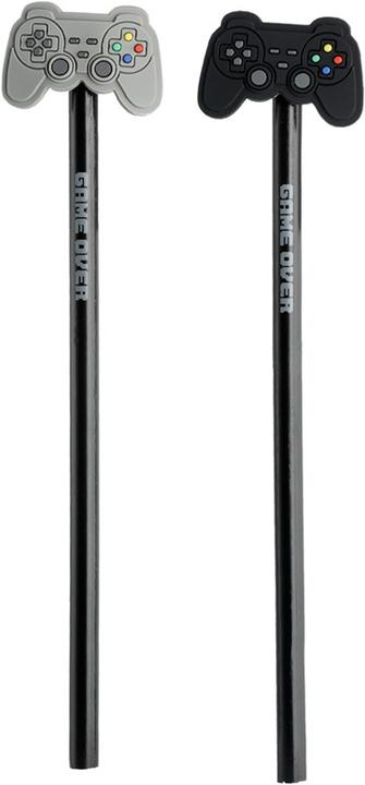 Produktbild Puckator Game Over Bleistift mit PVC Topper