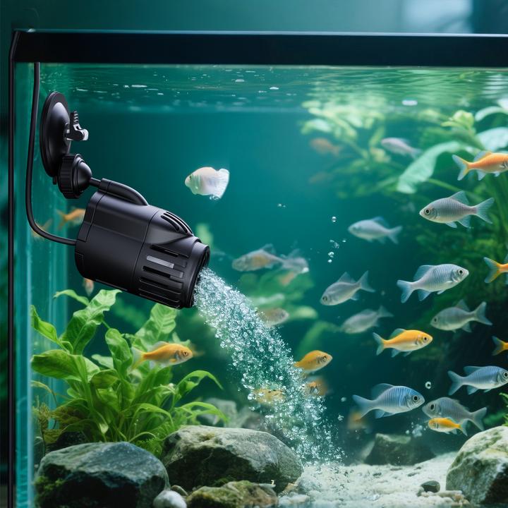 Actual product image SunSun JVP-110A Circulation Pump Wavemaker Suction Cup Holder 2000l/h 2.5W Aquarium Water Pump for Fish Tan