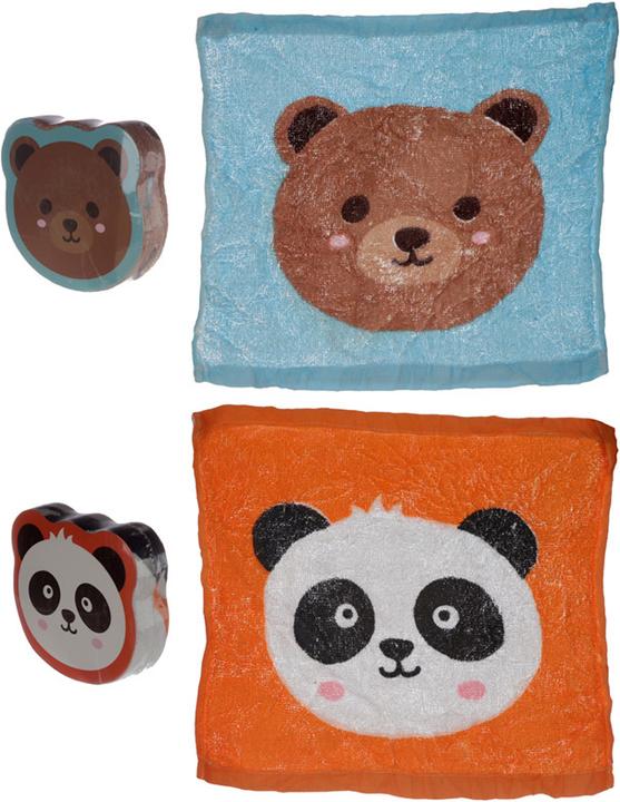 Immagine prodotto Puckator Adoramals Asciugamano da viaggio compresso con animali carini