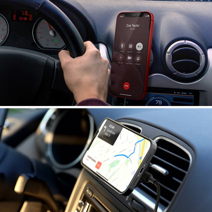 Actual product image Belkin Magnetic Wireless Car Charger with MagSafe