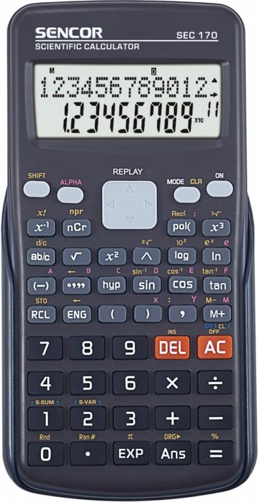 Actual product image Sencor Calculator SEC 170 Scientific 240 function (Batteries)
