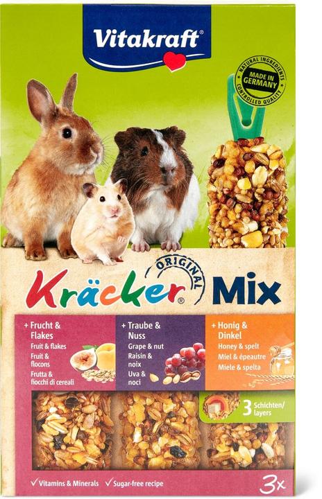 Produktbild Vitakraft Triomix Honig, Nuss, Frucht (0.17 kg, 1 x)