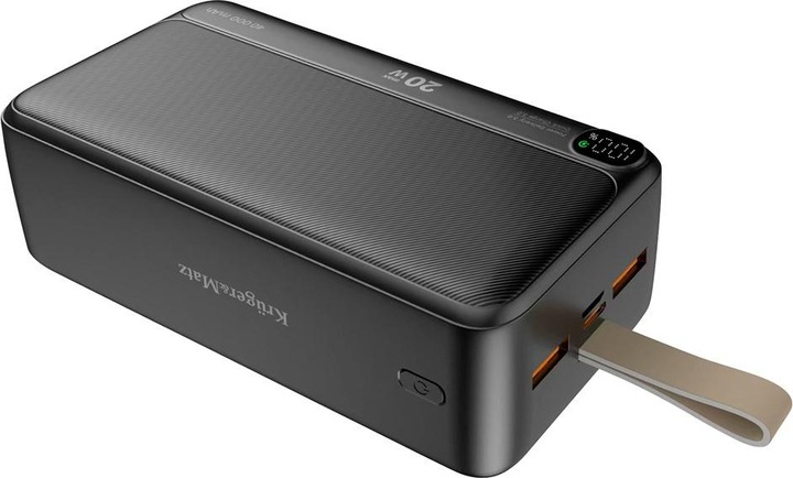 Productafbeelding Krüger&Matz POWER BANK Kruger&Matz 40000 mAh Li-Ion met QC- en PD-functies (40000 mAh)