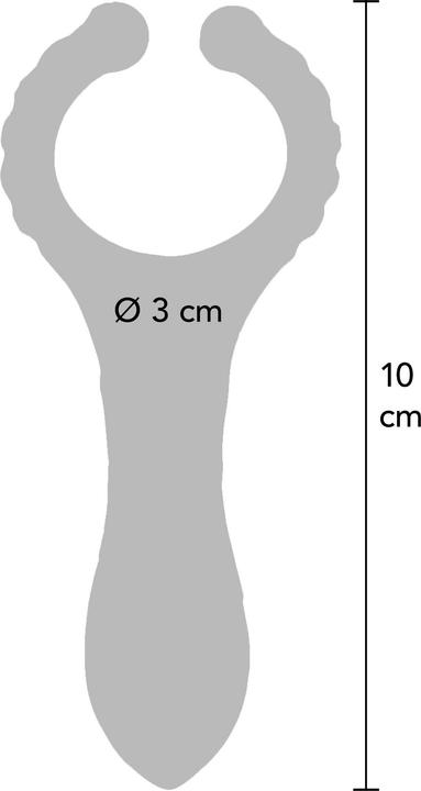 Actual product image ToyJoy Vibrating Clit Stim C-Ring