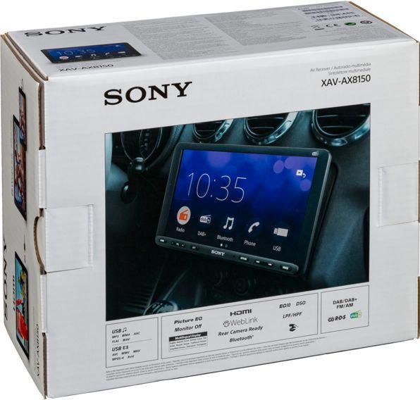 Productafbeelding Sony XAV-AX8150 (Android auto, Apple Carplay)