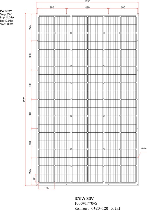 Image du produit Autosolar Panneau solaire (375 W, 5 kg)